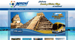 Desktop Screenshot of magnivacaciones.com