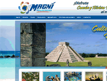 Tablet Screenshot of magnivacaciones.com
